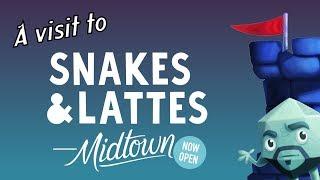 A visit to Snakes & Lattes Midtown - with Zee