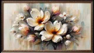 Vanilla Aroma | Contemporary Art | Oil Painting | TV Image