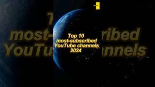 Top 10 most subscribed youtube channels in the world in 2024