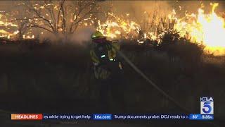 Wind adding to the challenge of containing the Fairview Fire