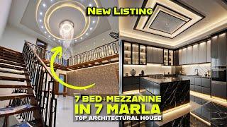 7 Marla Ultra-Modern House Tour | 7 Beds + Mezzanine | Bahria Town Rawalpindi