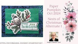 Oct 2024 Paper Pumpkin Nests of Christmas Kit - Alternative 1