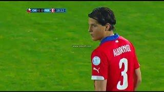 Miiko Albornoz en partido Chile - Perú // Copa América 2015