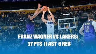 "Franz Wagner you are FANTASTIC!!" | Franz Wagner Highlights vs. Lakers