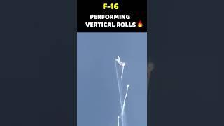 F-16 PERFORMING VERTICAL ROLLS  | RAO AWAIS MEHTAB