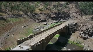 Bridge - Kangaroo Creek Reservoir Bridge by drone