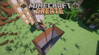 The Automatic Digging Machine! A Tutorial for Minecraft Create