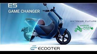 Review moto eléctrica Ecooter E5 en AMPER BIKES Málaga