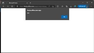 3,000$ Bug Bounty Rewards from Microsoft Forms: Reflected XSS Vulnerability