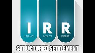 What is the Rate of Return on a Structured Settlement?  888-325-8640  4structures.com