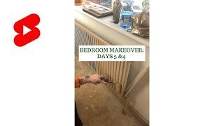 DIY Master Bedroom Makeover: Days 3 & 4 #shorts