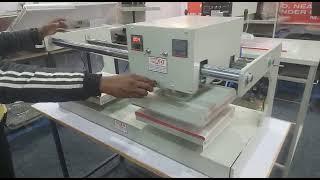 RKD INDUSTRIES |  sliding pneumatic heat press sticker transfer machine | +91-7837772727