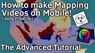 The Advanced Tutorial: How to make mapping videos on mobile using Flipaclip! (NEW)