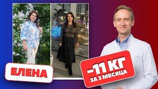 Елена -11 кг за 3 месяца. Как настроить себя на правильное питание?