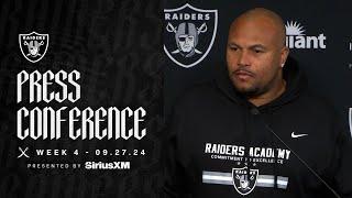 Coach Pierce Rules Maxx Crosby and Davante Adams Out vs. Browns | Raiders | NFL