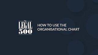 The Legal 500 Meet the Teams: How to use the Organisational Chart