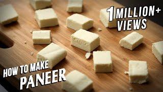 How To Make Paneer At Home | Homemade Paneer - Ruchi Bharani | Basic Cooking