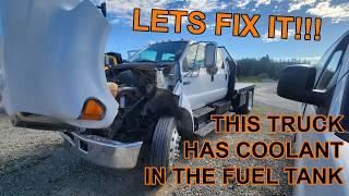 This Truck has Coolant in the Diesel Fuel! Lets Fix It.