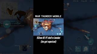 AuF1's 152mm HE-VT shell vs bomber - War Thunder Mobile