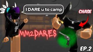 MM2 DARES WITH @ykchase *FUNNY* (Murder Mystery 2)