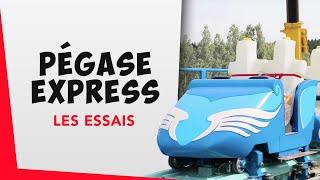 Pégase Express : les essais | Les attractions du Parc Astérix
