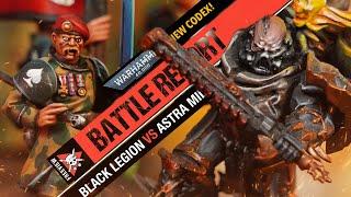 *NEW CODEX* Chaos Space Marines vs Astra Militarum | Warhammer 40k Battle Report