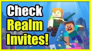 How to Check for a Realm invite for Minecraft on PC (Easy Tutorial)