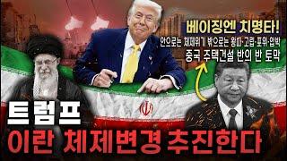 [세뇌탈출 3585탄] 트럼프, 이란 체제변경 추진한다｜베이징엔 치명타｜안으로는 체제위기 밖으로는 왕따·고립·포위·압박｜중국 주택건설 반의 반 토막