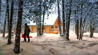 Stranded Alone at the Cabin before Christmas! / Ep119 / Outsider Cabin Build