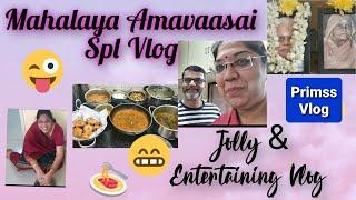 Special Mahalaya Paksha Ammavasai Vlog |  Entertaining  & Fun Vlog | Cooking Visual Treat #comedy