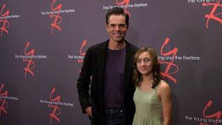 Jason Thompson and Sienna Mercuri "The Young and the Restless" 13k Celebration Red Carpet