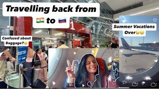 Travelling from India  to Russia | Back to college| #mbbsabroad #viralvideo #ytshorts #bsmu