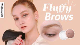 [3MIN] Easy NATURAL & FLUFFY Eyebrow Tutorial for Beginners | Anastasia Brow Wax + Makeup Artist