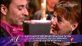 Sorpresa de Juan Carlos Del Pozo con su madre Guadalupe