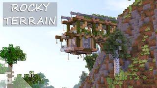 Minecraft Cliff-Side House Time-lapse!