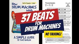 37 DRUM LOOPS (no talking) DRUM MACHINE & DAW .. How Drum Machines Work - A Simple Guide book