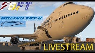 Flight Brothers FT Live Stream 5 | SSG B747-8i | EGLL - EDDF