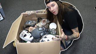 CRAZY BOX OF SLIPKNOT MASKS - PART 1!