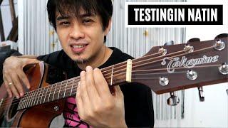 TAKAMINE acoustic guitar (GD11MCE acoustic electric) testingin natin