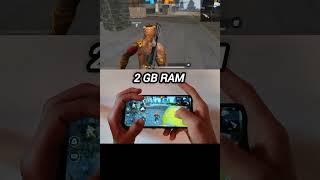  2 GB RAM fastest 3 finger handcam #4flaggamer #tondegamer #handcam #gameplay #freefire