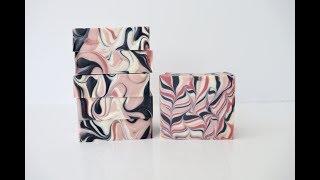 Soapmaking: Tiger Stripe + Hanger Swirl