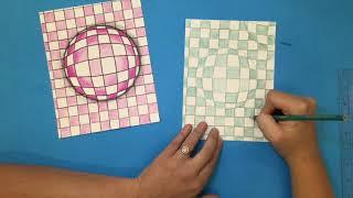 Grade 2 Op Art Day 1