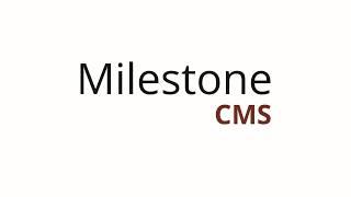 Product Demo Video Milestone CMS