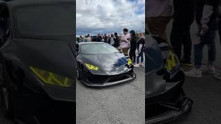 Lamborghini Doing Low Car Limbo #staticdayz #carshow #maplegrove #dragracing