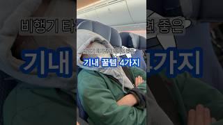비행기 타기전에 챙기면 좋은 꿀템 4가지