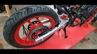Yamaha RD/RZ Restore Part 24A - RZ250 Rear Suspension final assembly