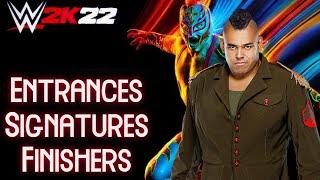 WWE 2K22 Entrances/Signatures/Finishers: DLC Commander Azeez