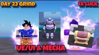 Grinding UI/UE & Mecha With +1 Luck (Day 23 Grind) | Dragon Blox