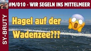 #M/010 - Hagel auf der Wadenzee? Viel los in der Schleuse zum Ijsselmeer Richtung Stavoren.