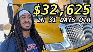 I Made $32,625 In A Box Truck OTR | Box Truck Bros